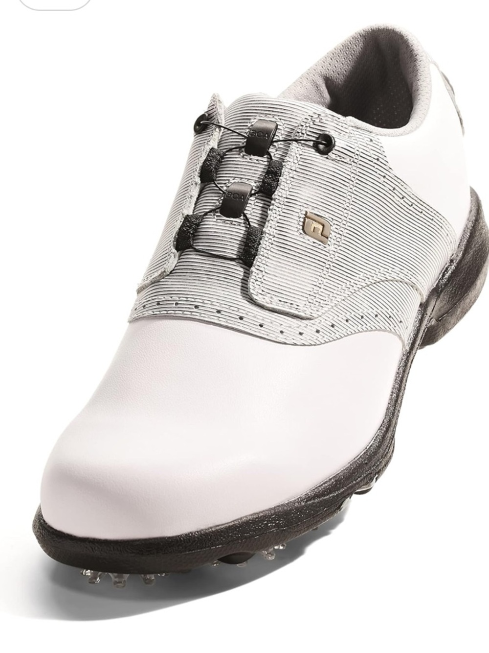 FootJoy White, Gray & Black Women's Golf Shoe 9 1/2